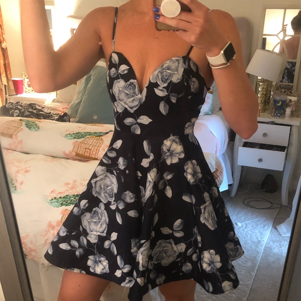 Adorable A-Line Dress with Structured Flare Skirt